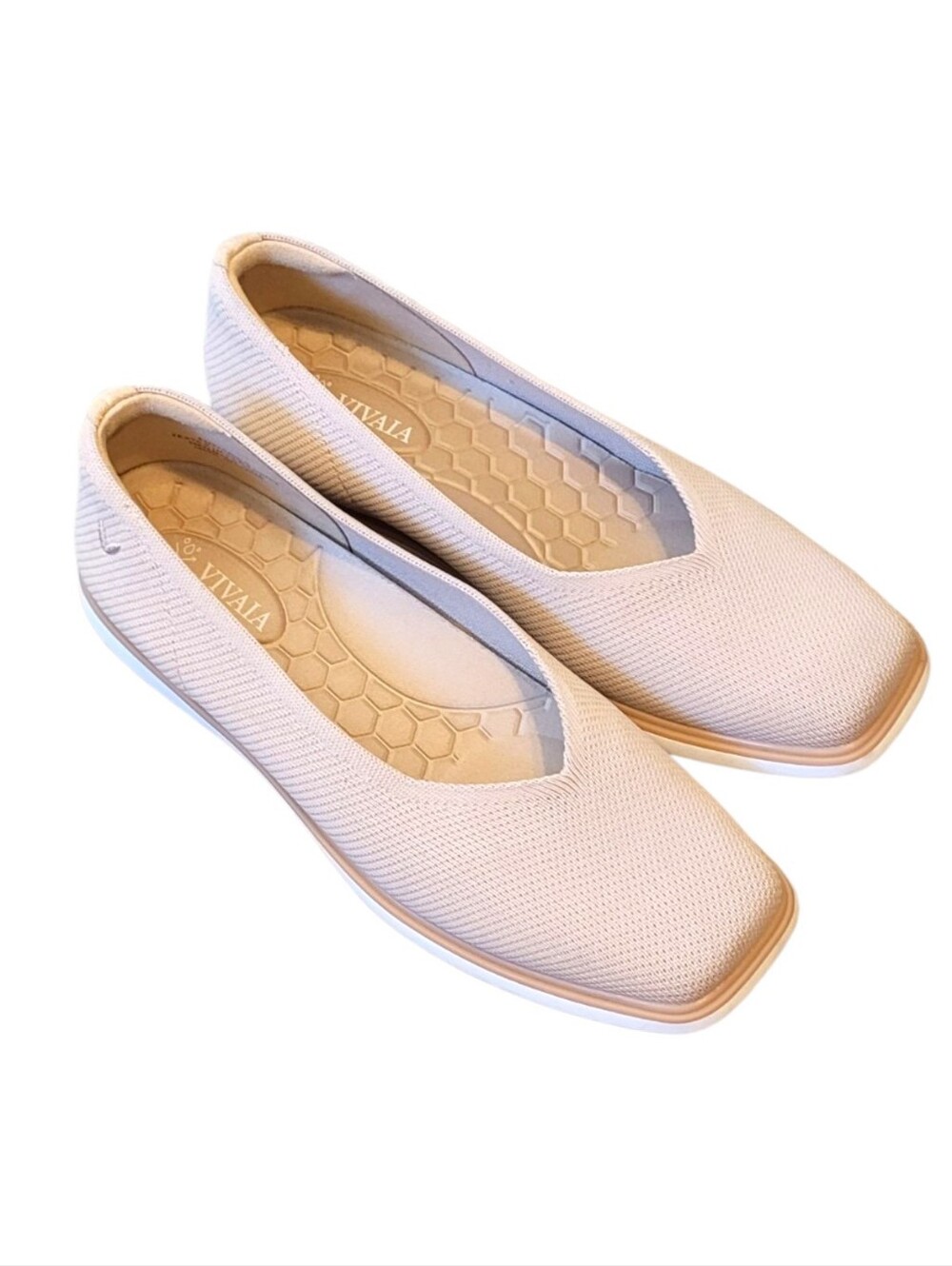 Vivaia Square-Toe All-Day Standing Flats (Mabel) Size 37/US 6.5